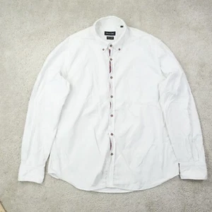 Massimo Dutti Shirt Men XXL Button Down White Smart Minimal Wedding Quiet Luxury - Picture 1 of 11