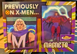 2025 Topps Finest X-Men 97 #PO-1 MAGNETO GOLD REFRACTOR #/50 Previously On X-Men - Picture 1 of 2
