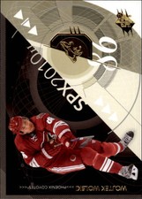 2010-11 SPx Coyotes Hockey Card #77 Wojtek Wolski