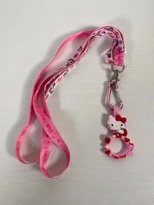 Sanrio Hello Kitty Correa Cuello Plástico Portabotellas Mosquetón Lindo de Japón - Imagen 1 de 4