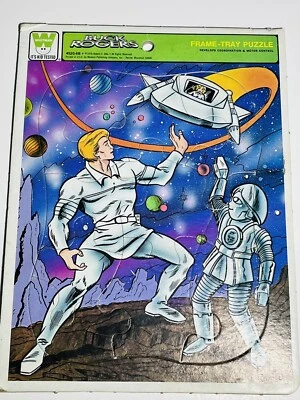 Vintage 1979 BUCK ROGERS Whitman’s 12 Piece Frame Tray Puzzle Sci-fi Space - Image 1 of 4