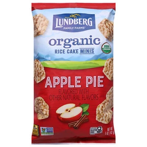 Lundberg Rice Cakes Mini Apple Org 5 oz (Pack of 6) - Picture 1 of 2