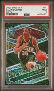 2023 Spectra Spectracular Debut #191 Kevin Durant Meta SSP /25 PSA 9 Supersonics - Picture 1 of 2