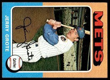 1975 Topps  158 Jerry Grote  New York Mets