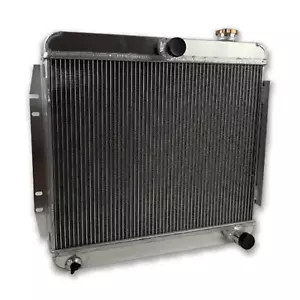 Aluminum radiator for Jeep CJ5 CJ6 3.7L 1970 1971 / Jeepster 3.7 1966-1971 manua - Bild 1 von 5