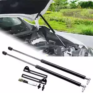 2Pcs Gas Front Hood Bonnet Lift Supports Struts Shocks Props For Nissan QASHQAI - Foto 1 di 14