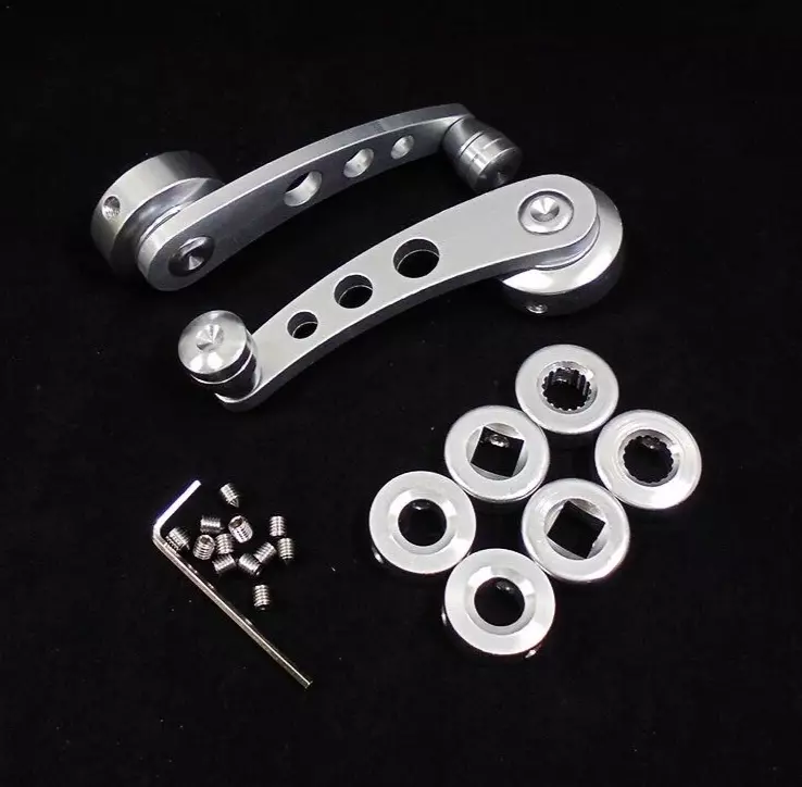 MITSUBISHI L200 MIGHTY MAX DODGE RAM 87-93 ALUMINUM ANODIZED WINDOW HANDLE CRANK - Image 1 of 4