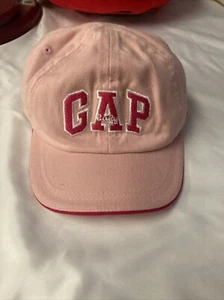Gap Girls Size X-small/small Kids Pink Baseball Cap Hat 100% Cotton NWT New Tags - Picture 1 of 7