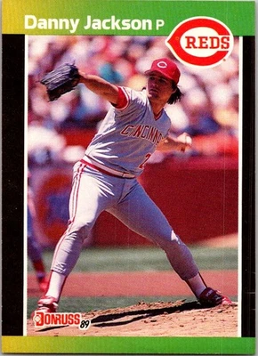 1989 Donruss #124b Danny Jackson - Image 1 of 2