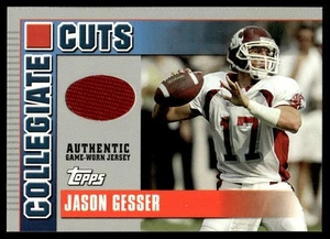2003 Topps Collegiate Cuts Jason Gesser RC Washington State Cougars #CC-JGE - Picture 1 of 2