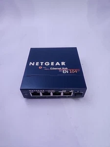 Netgear EN104TP 4-Port 10 Mbps Ethernet Hub with Uplink Button - Picture 1 of 6
