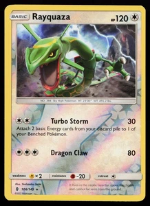 Rayquaza 106/145 Rara SM - Carta Pokémon Holo Guardiani Rising Reverse - Foto 1 di 2
