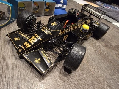 De Agostini Lotus Renault 97T - Ayrton Senna set completo incl. vetrina - Immagine 1 di 4