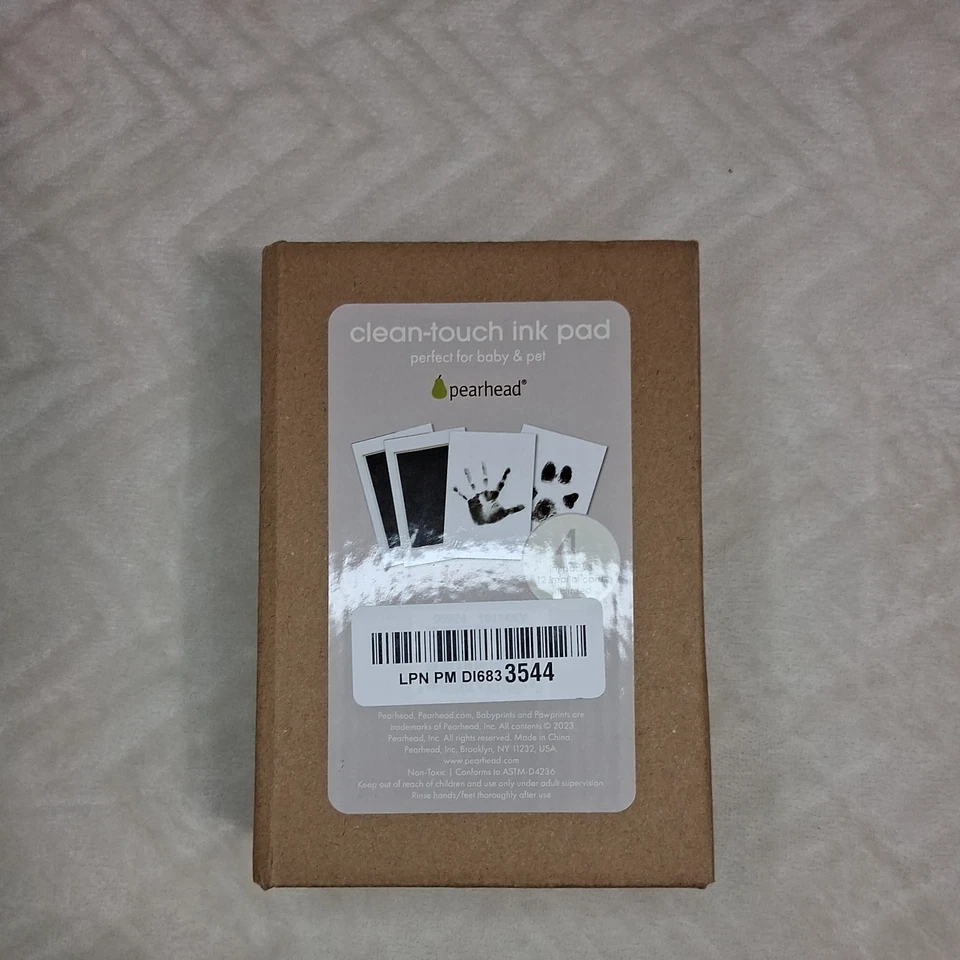 4 件装 Clean-Touch 墨水垫套件,无混乱无墨手印和脚印垫 wi — 第 1/1 张图片