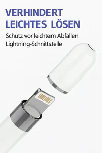 Magnetische Kappe Ersatzkappe für Apple Pencil / iPad Pro Stylus Halter Weiß - Bild 1 von 4