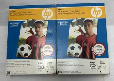 New Advance HP Photo Paper 4" x 6" 100 x 2 - 200 Sheets Glossy Q7906A Inkjet - Image 1 of 4