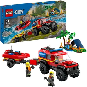 LEGO® City 60412 Feuerwehrgeländewagen mit Rettungsboot - Bild 1 von 10