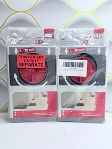 Bessey AV2 verstellbarer Bodenbelag Kantenabstand Werkzeug 2er-Pack (8 Abstandshalter) rot & schwarz  - Bild 1 von 4