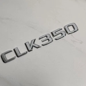 2003-2009 Mercedes-Benz CLK 350 Emblem Letters Numbers Rear Trunk Chrome - Picture 1 of 11