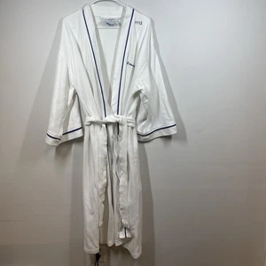 Bata Boca Terry Blanca Talla Única Felpa Holanda América Suave Mezcla Algodón Corbata - Imagen 1 de 16