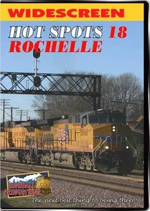 Hot Spots 18 Rochelle, Illinois DVD NEW Highball UP BNSF double track diamond - Picture 1 of 1