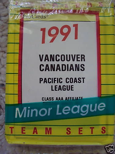 1991 VANCOUVER CANADIANS SET PC WHITE SOX JOHN CANGELOSI - Image 1 of 1