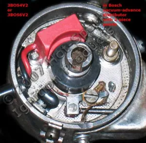 Kit de encendido electrónico para Bosch de 6 cilindros con 2 piezas, puntos de giro derecho 3BOS6V2 - Imagen 1 de 3