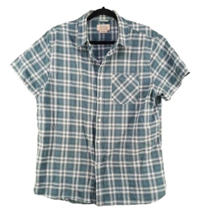 BOSTON TRADERS Button Down Shirt Size LARGE Men's Plaid Casual Woven - Picture 1 of 11