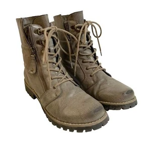 Women's Cliffs by White Mountain taupe Pembroke ankle boots size 10 - Picture 1 of 8