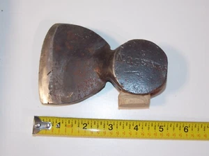 Vtg N.O. Gruner 3.5" Single Bit Axe Hatchet Head 1lbs 6.3oz - Picture 1 of 12