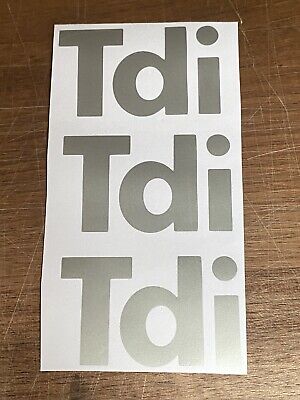 Defender Tdi Decals. Silver Tdi Stickers. • 3.39€