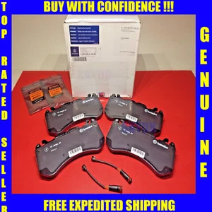 Mercedes Benz 2013-2017 G63 G65 AMG Front Brake Pad Set With Sensors GENUINE - Picture 1 of 8