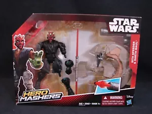 Star Wars Hero Mashers Sith Speeder Darth Maul Figur & Fahrzeug Neu Hasbro 2015 - Bild 1 von 10
