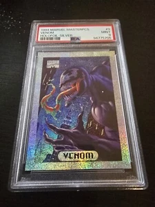 1994 MARVEL MASTERPIECES VENOM HOLOFOIL-SILVER #9 PSA 9 - Picture 1 of 2