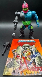 Figura Mattel Masters of the Universe 1981 Motu Trapjaw con cómic 100 % original - Imagen 1 de 13