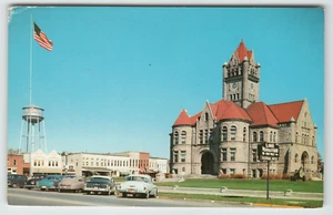 Postkarte Court House in Rochester, IN. - Bild 1 von 2