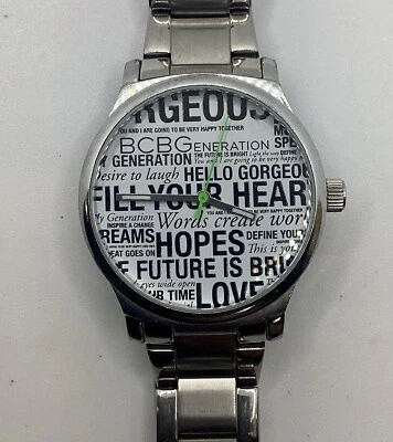 BCBG Generation Women’s Watch New Battery Block Print Dial - Image 1 of 4