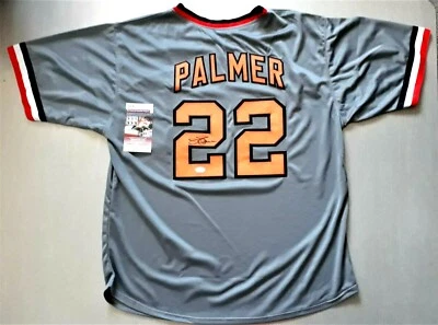 JIM PALMER  SIGNED  CUSTOM  XL  BALTIMORE GRAY  JERSEY,  JSA COA #WIT445690 - Image 1 of 3
