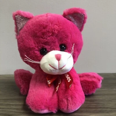Galerie Pelúcia Hershey's Kisses Laço de Fita Dia dos Namorados Amor Gatinho Gato Rosa B9 - Imagem 1 de 4