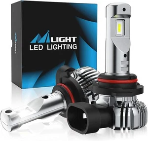Nilight EF2 9006 LED Fog Light Bulbs 250% Brightness 50000 Hours Long Lifespan - Picture 1 of 30