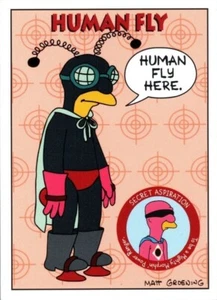 1994 SKYBOX THE SIMPSONS HUMAN FLY #S6 BONGO TRADING CARD - Picture 1 of 5