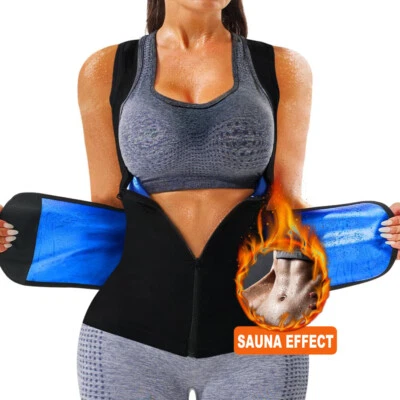 Fajas Reductoras Abdomen Para Mujeres Sudar Perder Peso Sauna Suit Tank Top Gym - Image 1 of 4
