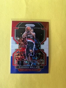 2021-22 Panini Prizm Rasheed Wallace RED WHITE BLUE #258 Parallel 1 - Picture 1 of 3