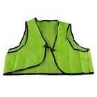 ASR Outdoor Safety Disposable Vest High Visibility One Size Fits Most Lime Green