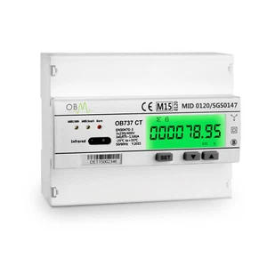 OB737 3 Phasen CT MID Erneuerbare PV Erzeugungsmessgerät, mit 600A Split CTs - Bild 1 von 2