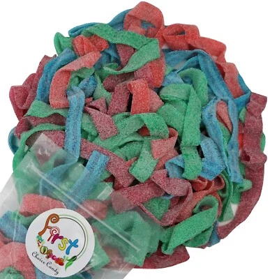 FIRST CHOICE CANDY FirstChoiceCandy Variety Color Sour Gummy Belts -long, flat, chewy strip