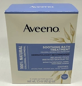 Aveeno Active Naturals Soothing Bath Treatment Packets, Fragrance Free... - Picture 1 of 5