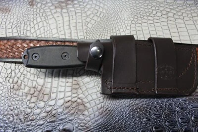 Custom Cross Draw Knife Sheath Made to fit a ESEE 4 or RAT 4 Knife not included. - Image 1 of 4