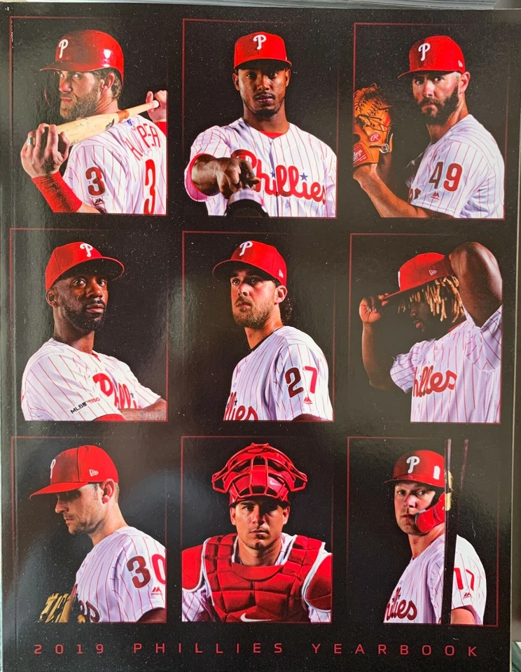 2019 PHILADELPHIA PHILLIES YEARBOOK MLB BASEBALL 208 PAGES PROGRAM WORLD SERIES - Image 1 of 1