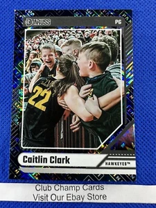 2024 #20 Caitlin Clark Panini - Caitlin Clark Collection Donruss Metalized Iowa - Bild 1 von 2